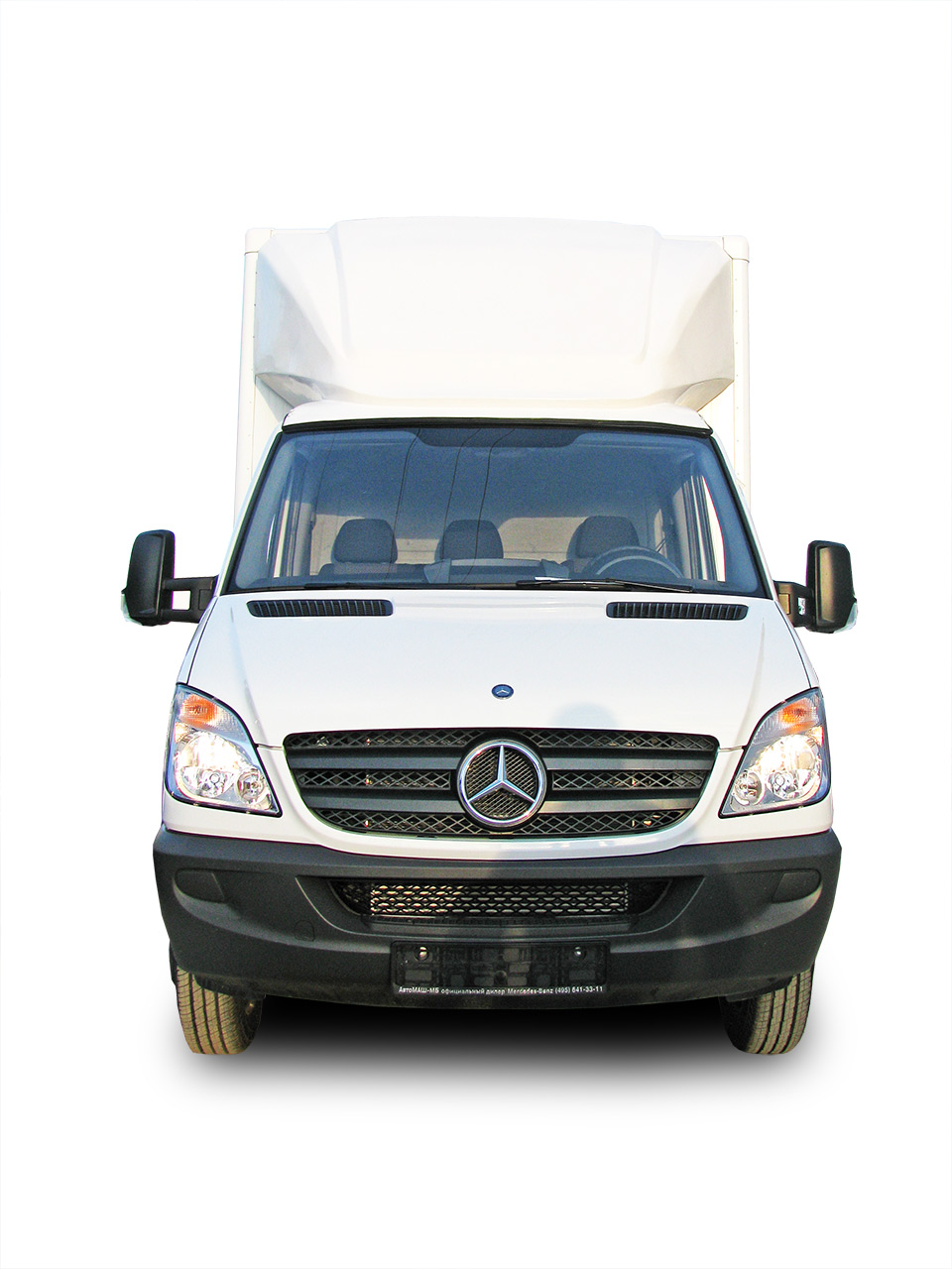 Аэродинамический обтекатель на Mercedes Sprinter